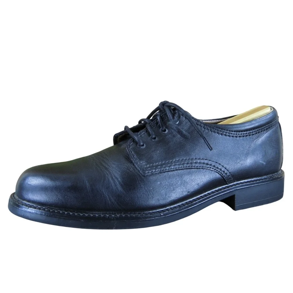 Dockers Men  Derby Oxfords Black Leather Size 10.5 Medium Gently‎ Used 2025